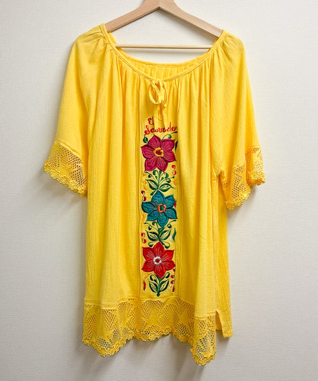Mexican star lace tunic