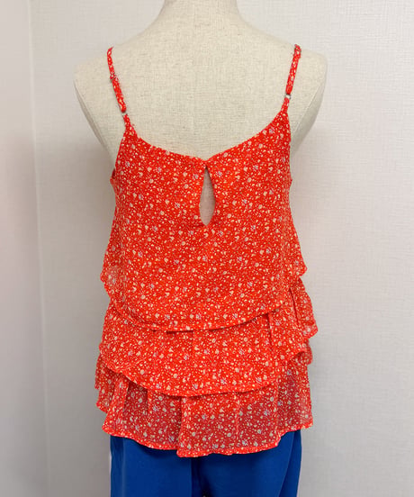 flower frill camisole