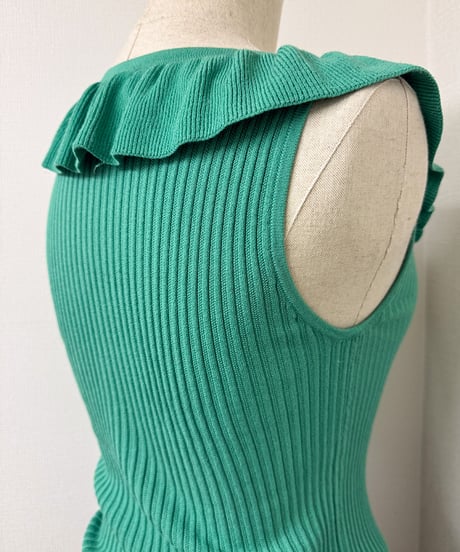frill knit camisole