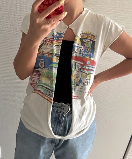 Vintage Custom Car Print Remake Tee