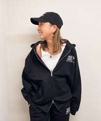 MR&MRS sweat zip parka