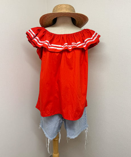 vintage frill tunic
