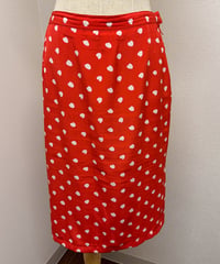 heart midi skirt