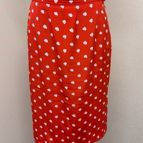 heart midi skirt