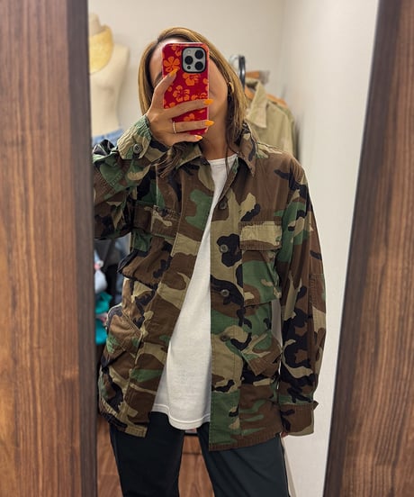 U.S. Military Green Camo Jacket / NATO 7080/7484 XS Vintage