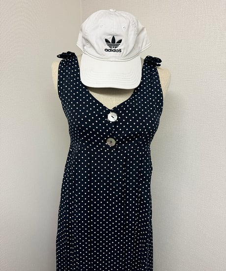 dot ribbon dress