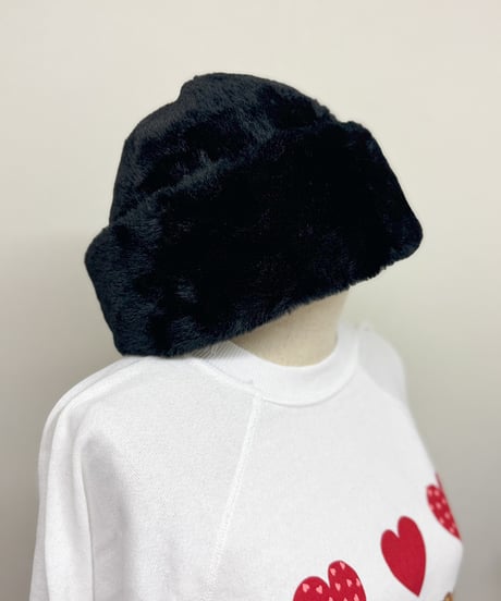 russian hat  black