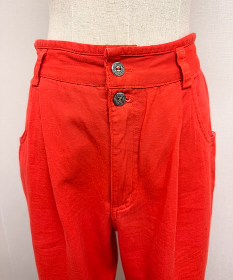 high waist tuck pants