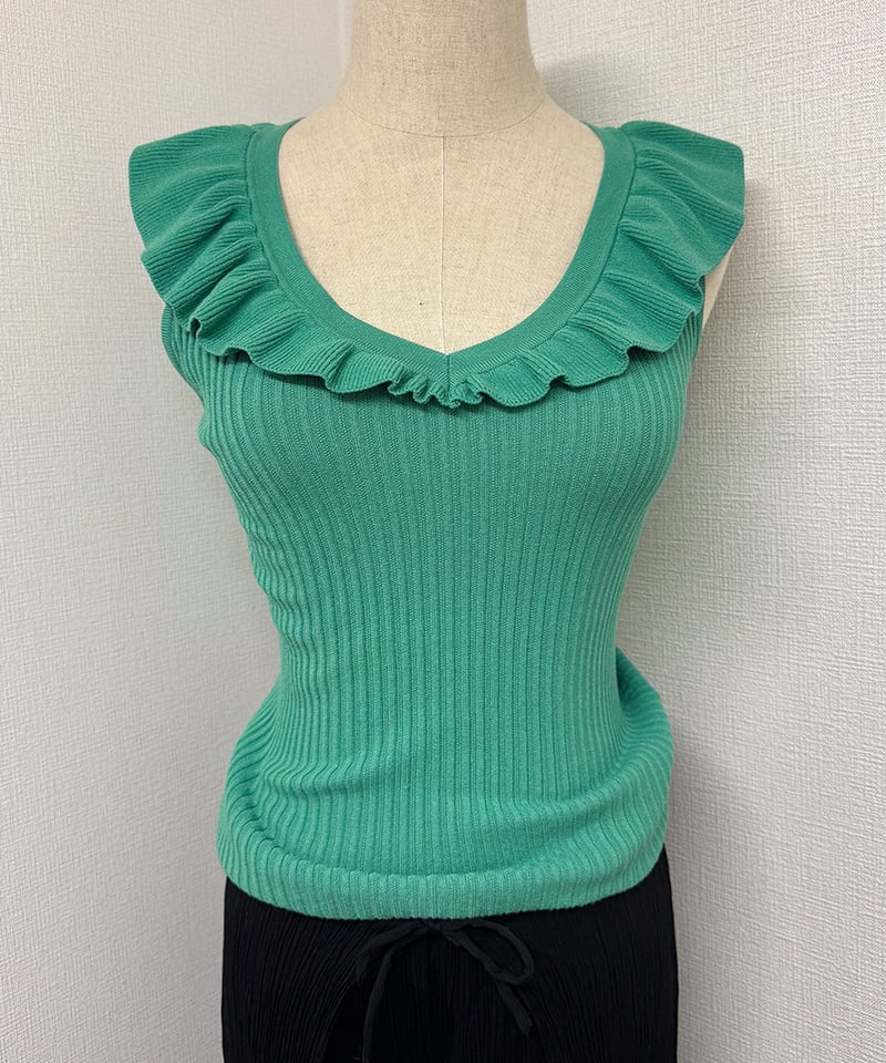 frill knit camisole | LOVES COMPANY STORE
