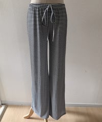 Stripe Low Rise Easy Pants