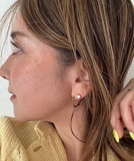 Organic Mini Hoop Earrings