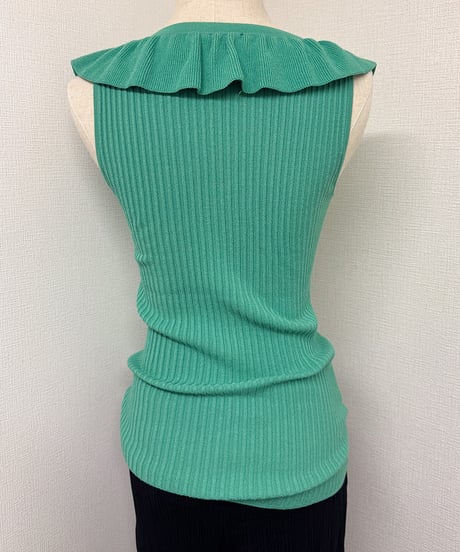 frill knit camisole