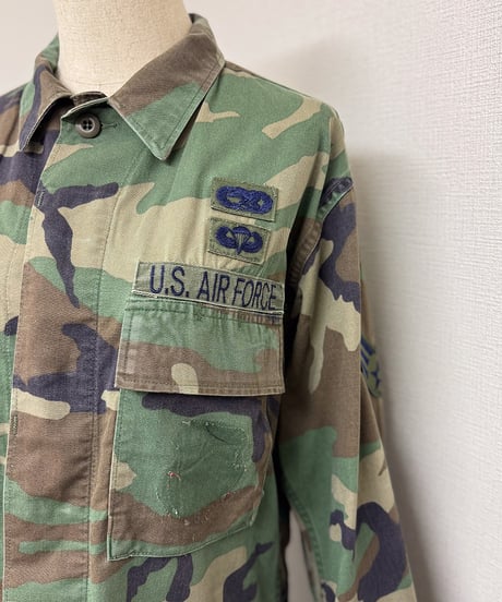 U.S. Military Green Camo Jacket / NATO 7080/8434 Small Regular Vintage – Patch Detail
