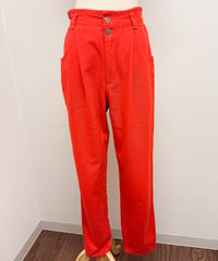 high waist tuck pants