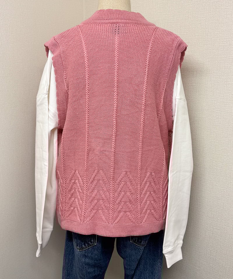 cable knit vest | LOVES COMPANY STORE