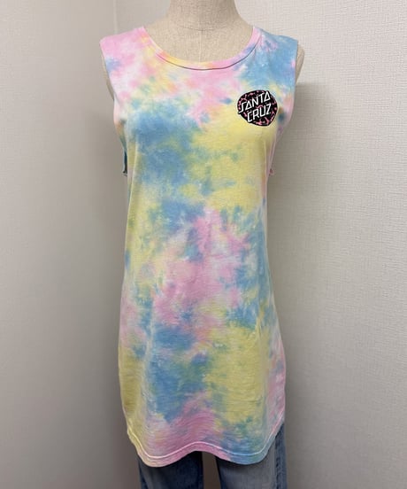 santa cruz tie dye tanktop