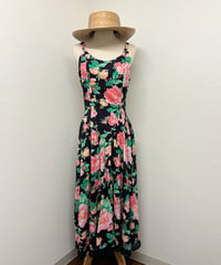 flower lace long dress