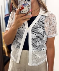 openwork shirt