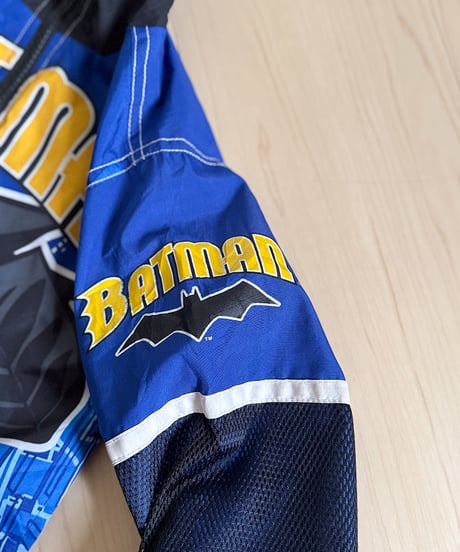 Batman Blue & Black Nylon Jacket (Kids US Vintage)