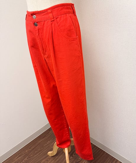 high waist tuck pants