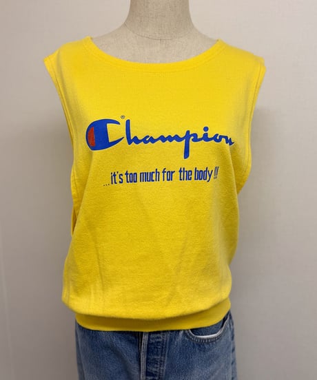 champion sweat no sleeves