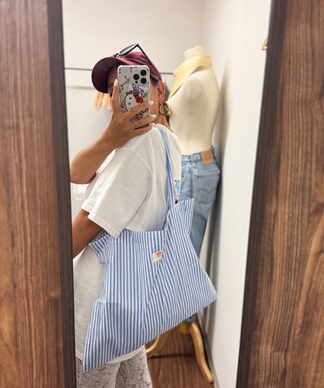 original stripe tote bag