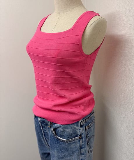 summer knit tank top