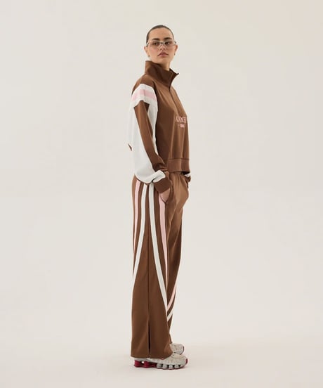 ARAMINTA JAMES -1996 Trackside Sweatshirt Mocha-