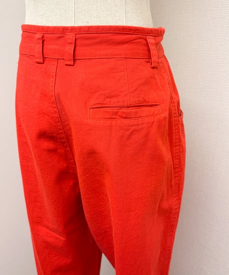 high waist tuck pants