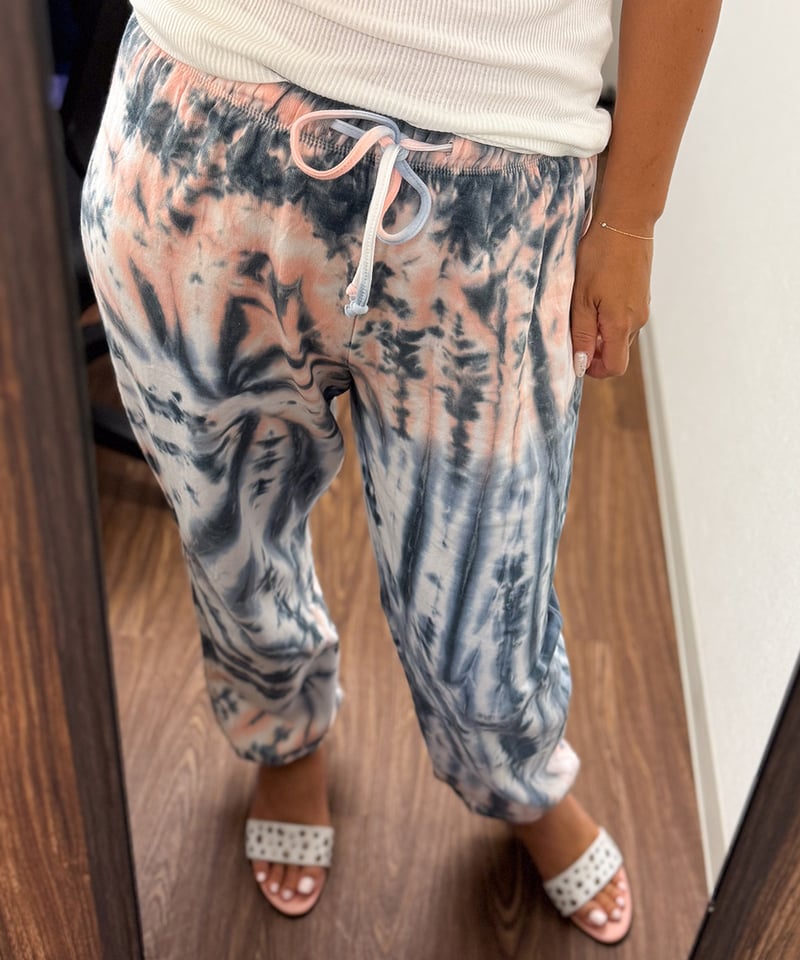 【新品】アルティーリ千葉 TIE DYE NAVY SWEAT PANTS Garment-dyed Cotton-linen Blend Chino Suit Pant For Men | J.Crew