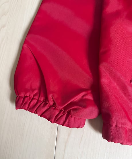 USA Made Kids’ Coach Jacket with Lining – Deep Red