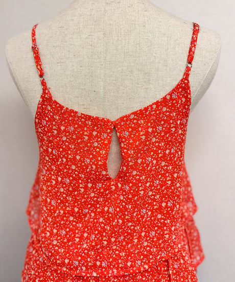 flower frill camisole