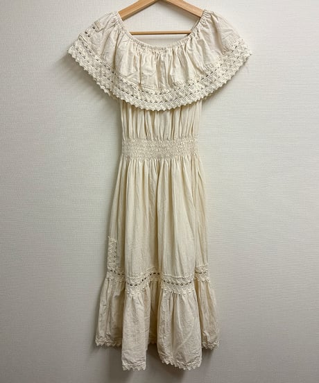Lace flower embroidery Dress