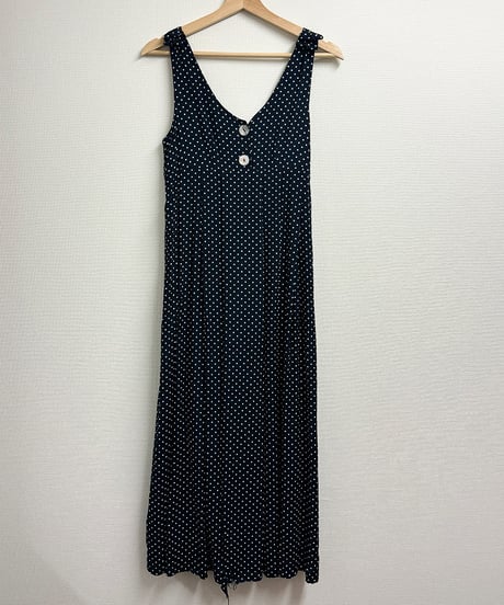 dot ribbon dress
