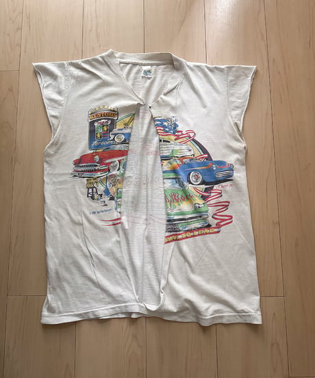 Vintage Custom Car Print Remake Tee