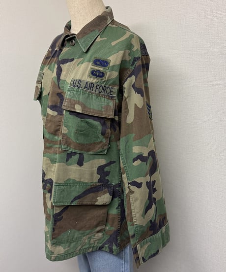 U.S. Military Green Camo Jacket / NATO 7080/8434 Small Regular Vintage – Patch Detail