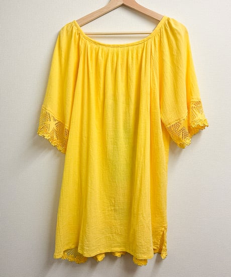 Mexican star lace tunic