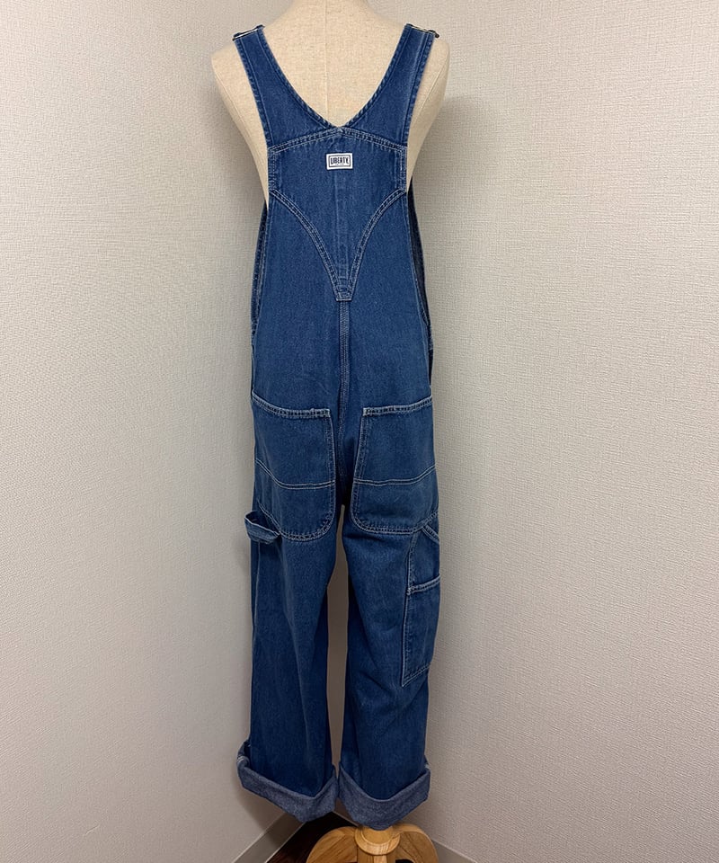 80's LIBERTY Denim Coverall USA製 Liberty Denim Carpenter Overalls