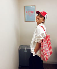 Colorful big tote bag