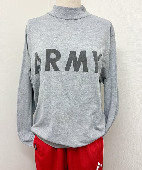 ARMY mock neck LS