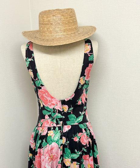 flower lace long dress