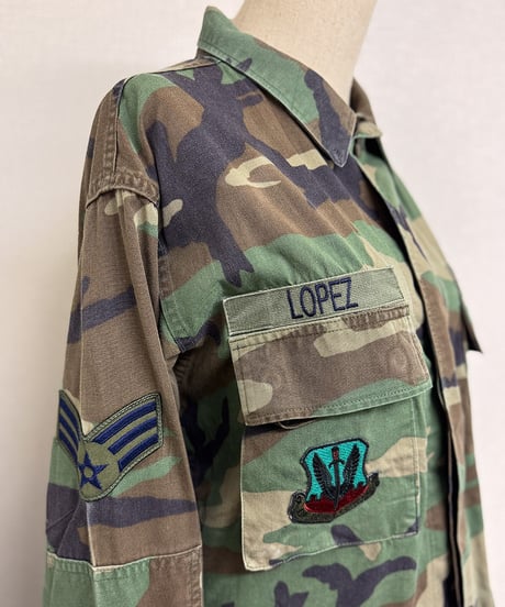 U.S. Military Green Camo Jacket / NATO 7080/8434 Small Regular Vintage – Patch Detail
