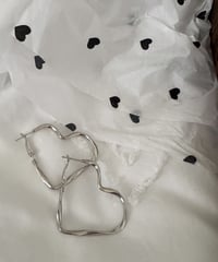Heart Hoop Earrings