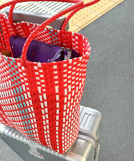 Colorful big tote bag