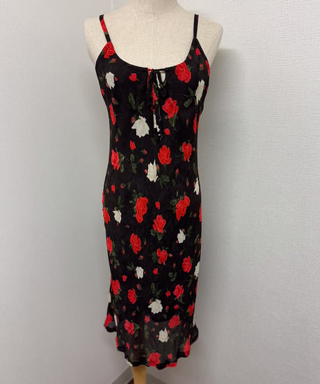 rose midi cami dress