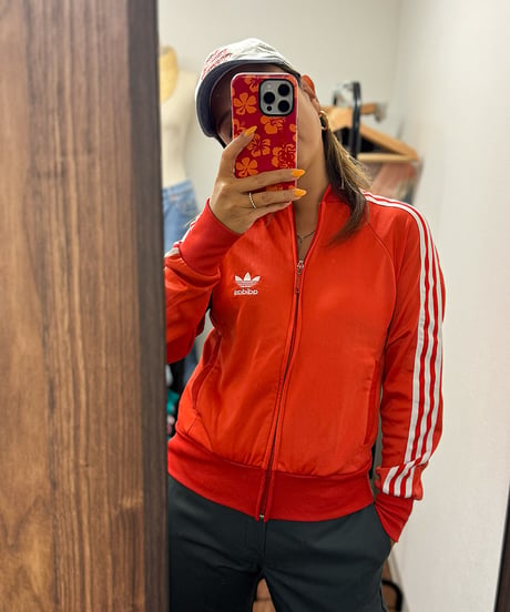 adidas trefoil track jacket s size