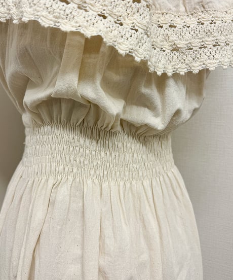 Lace flower embroidery Dress