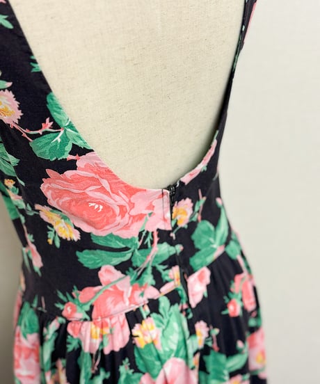 flower lace long dress