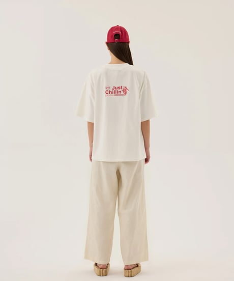 ARAMINTA JAMES -Chillin Oversized Tee Snow-