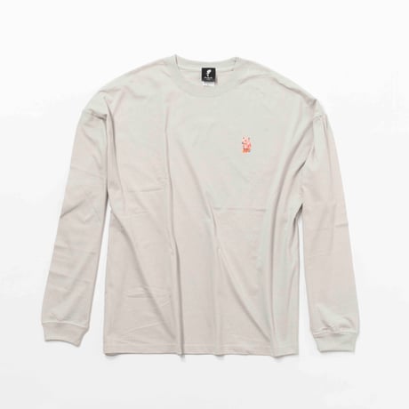 「癡（ち） モーハ」 Long Sleeve Tshirt/フロストグレー 長袖
